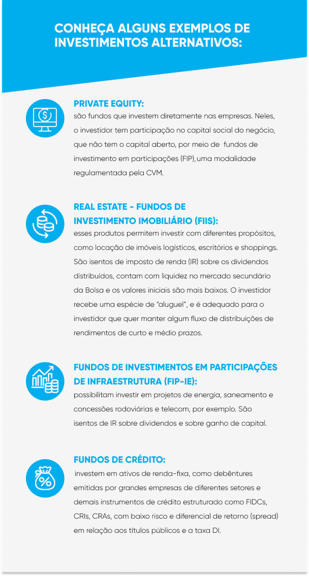 melhores investimentos alternativos para 2024