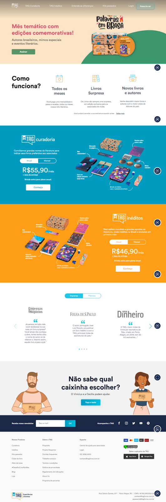 estratégias de landing page