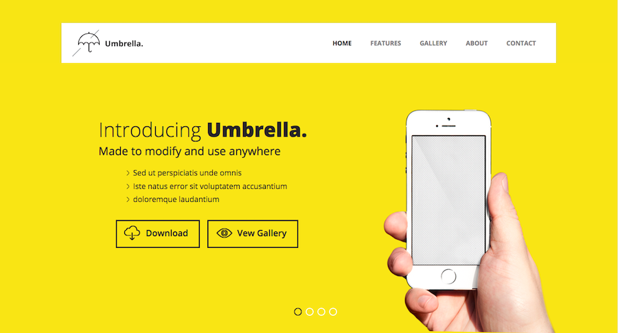 modelos de landing page