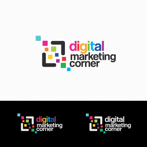 logo com gradiente marketing digital