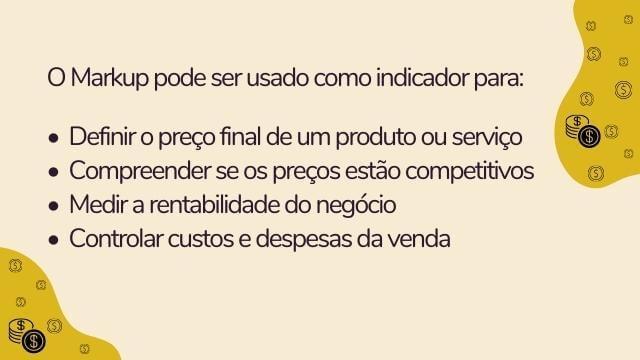 markup e margem de lucro