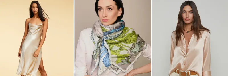 ideias de looks com seda para o dia a dia