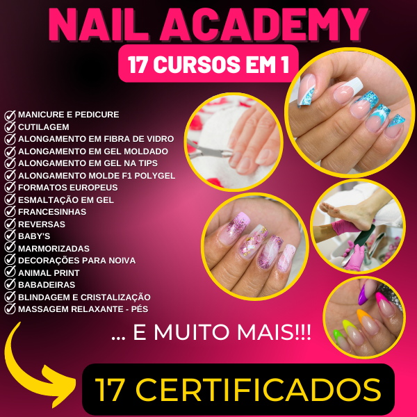 curso de unhas de gel grátis