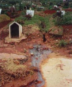 riscos ambientais em cemitérios