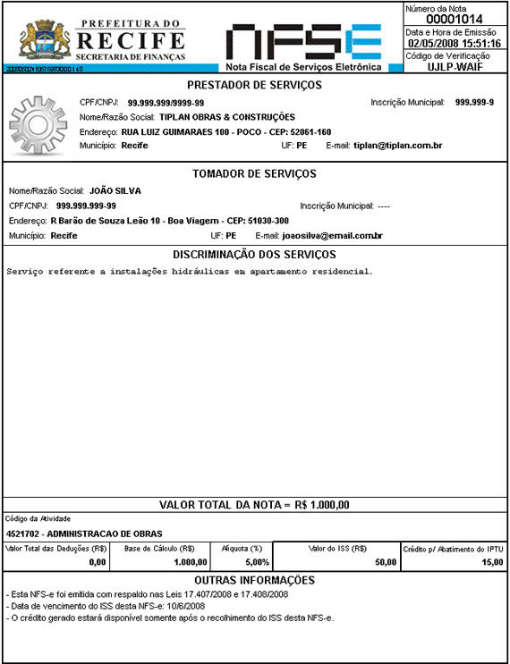 melhores práticas emissão nfse