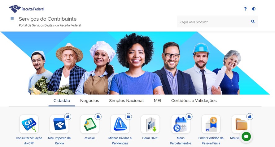 substituição e-CAC portal serviços