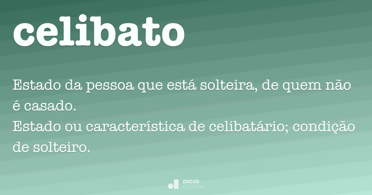 o que é celibato