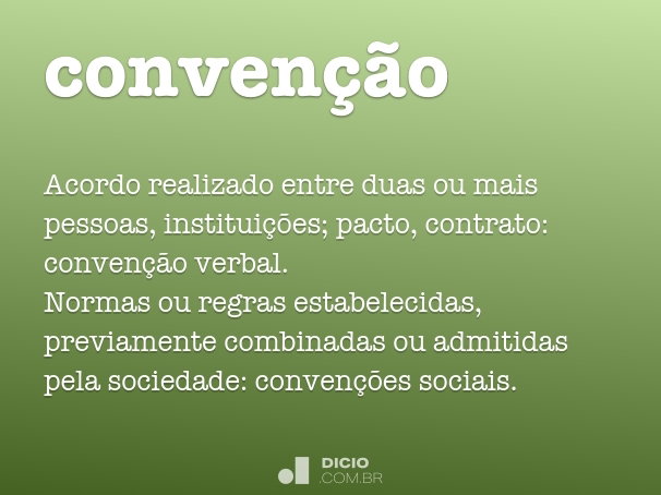 o que é convenção