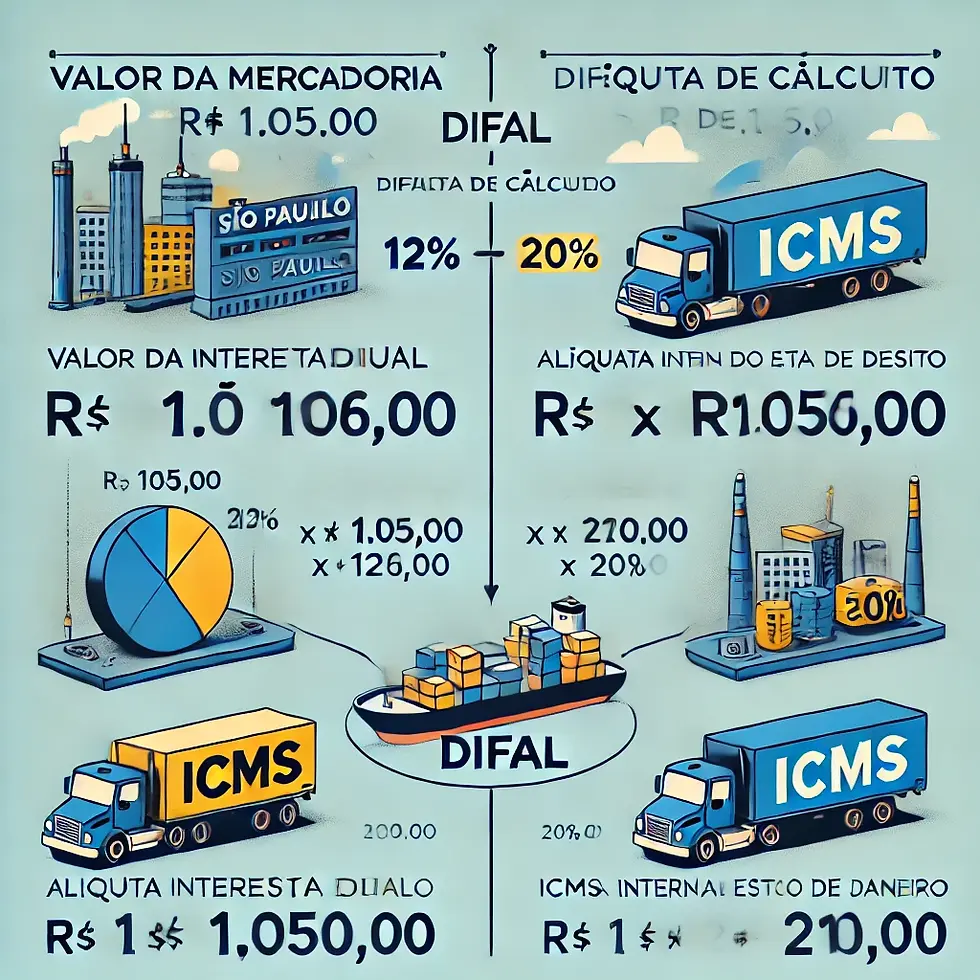 5 ideias de títulos:
1. Guia Completo do DIFAL: Entenda o que é e como calcular.
2. DIFAL para Não Contribuintes: Quem paga e quando?
3. DIFAL para Contribuintes: Implicações para empresas.
4. Substituição Tributária e DIFAL: Entenda a relação.
5. Como o e-commerce impacta o cálculo do DIFAL?