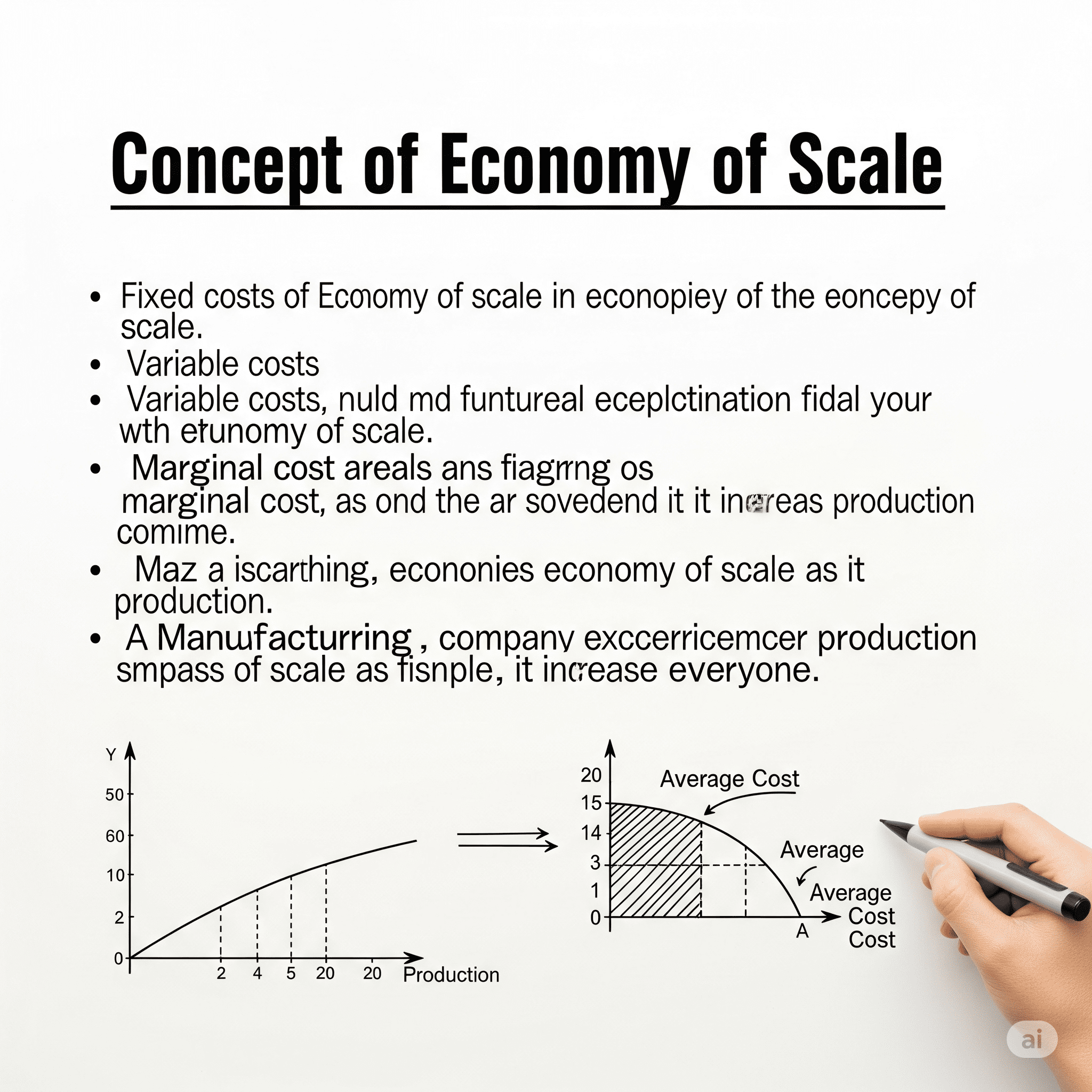 custo médio e economia de escala