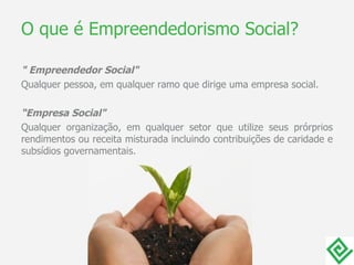 o que é empreendedorismo social