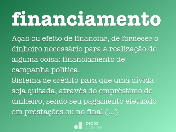 o que é um financiamento de imóvel