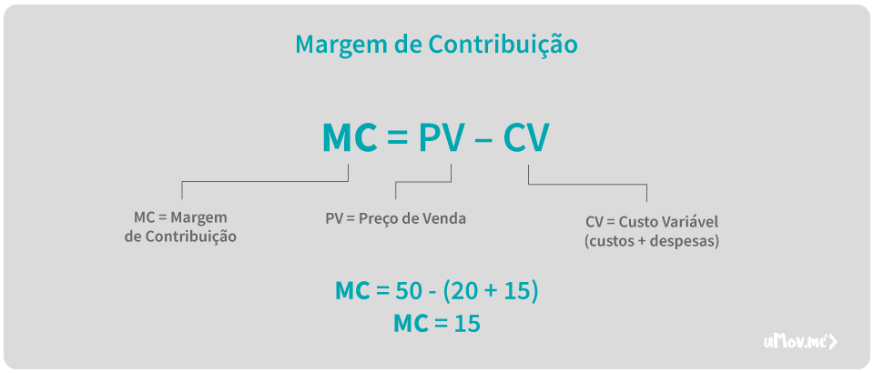 o que é margem de contribuição