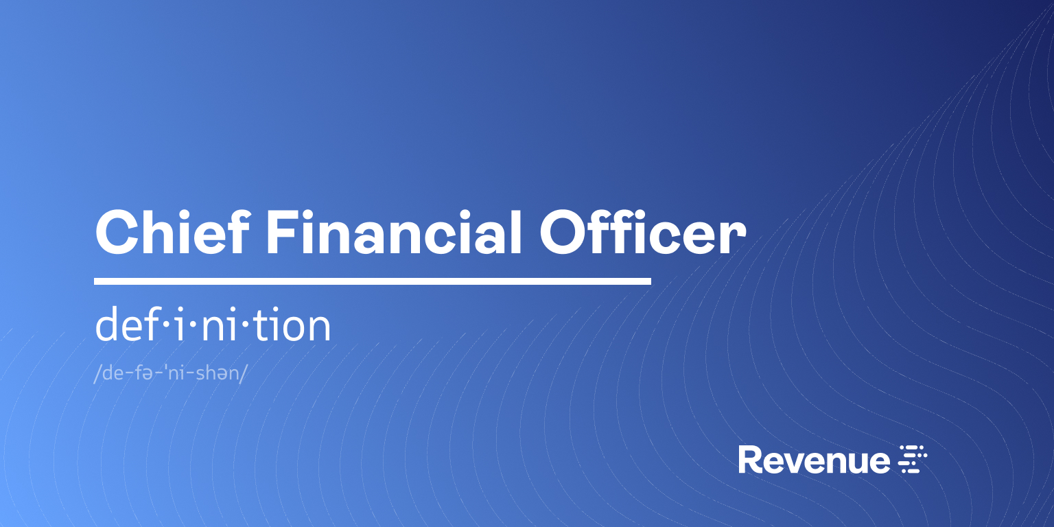 o que é o chief financial officer cfo