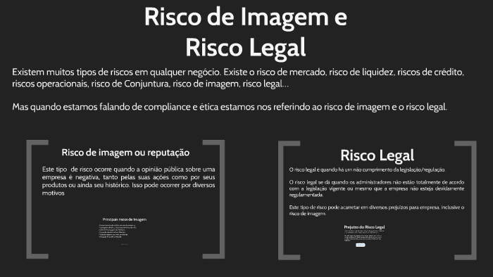 consequências do risco legal para negócios