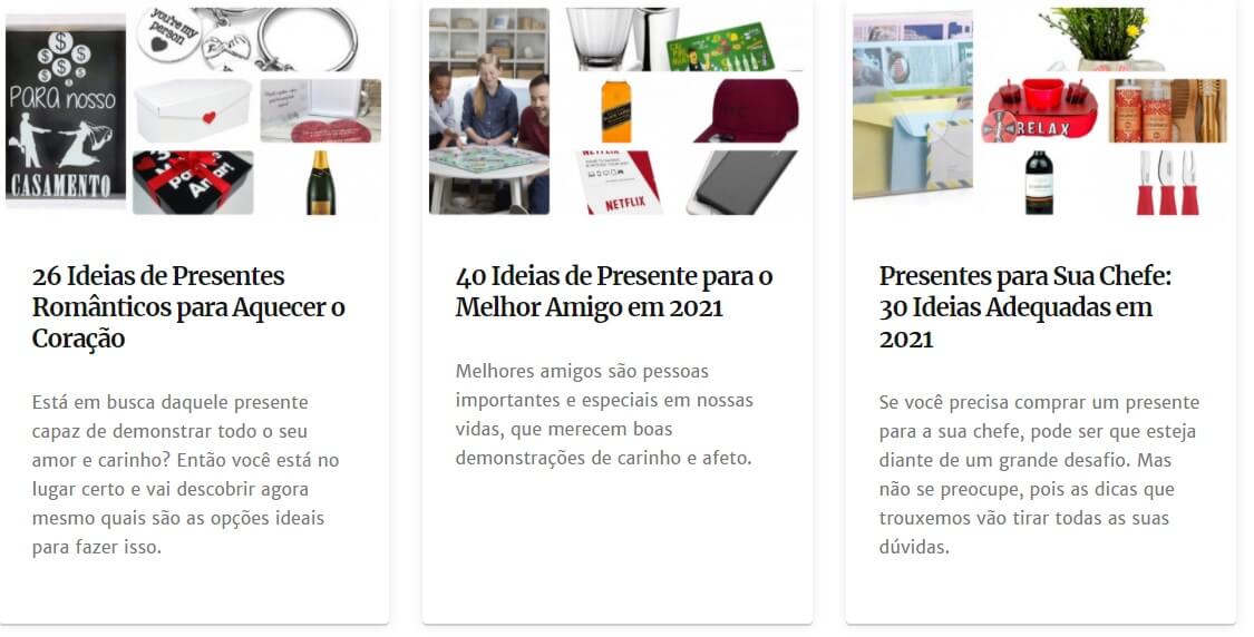 5 ideias de títulos