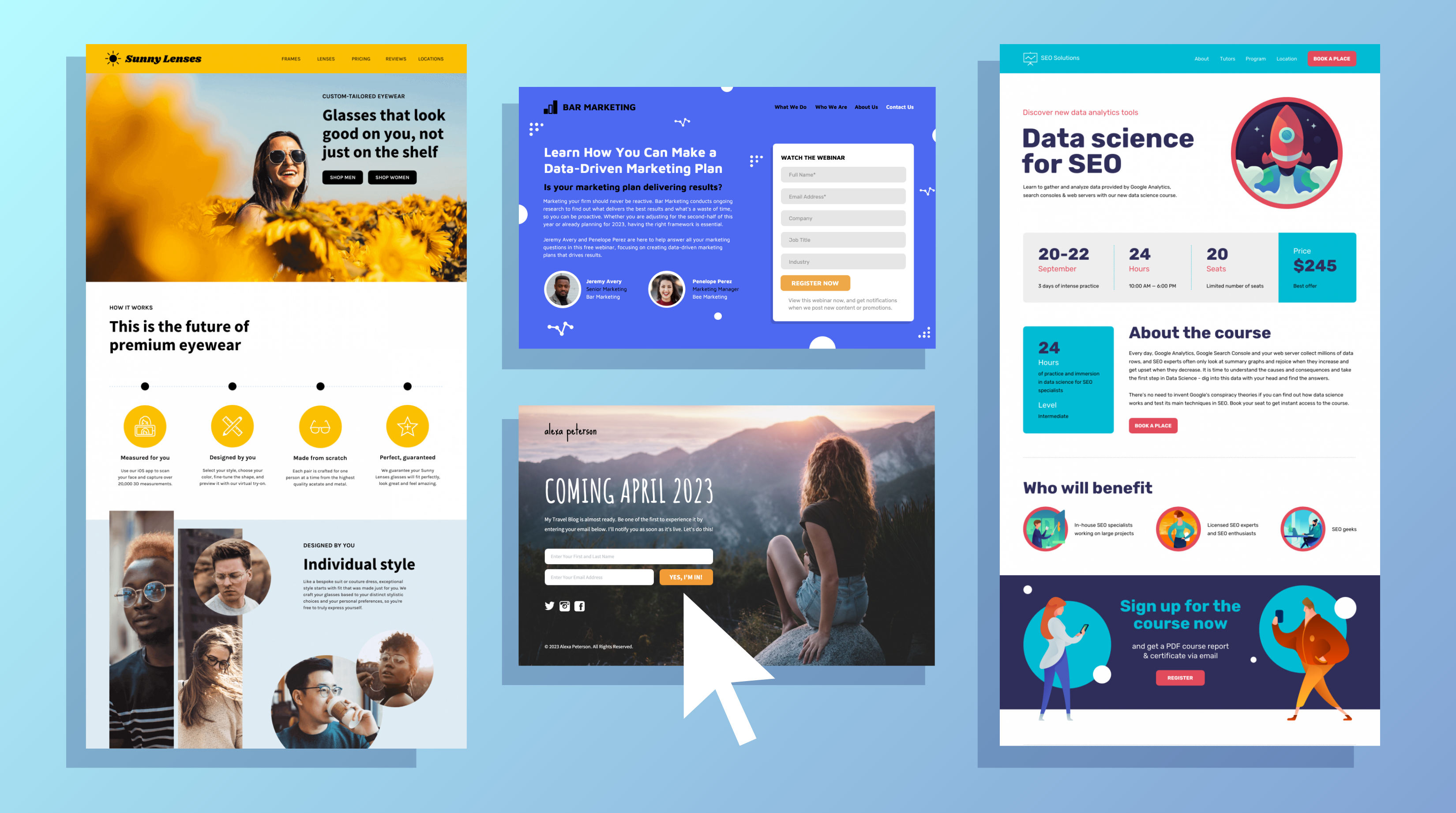 o que é uma landing page