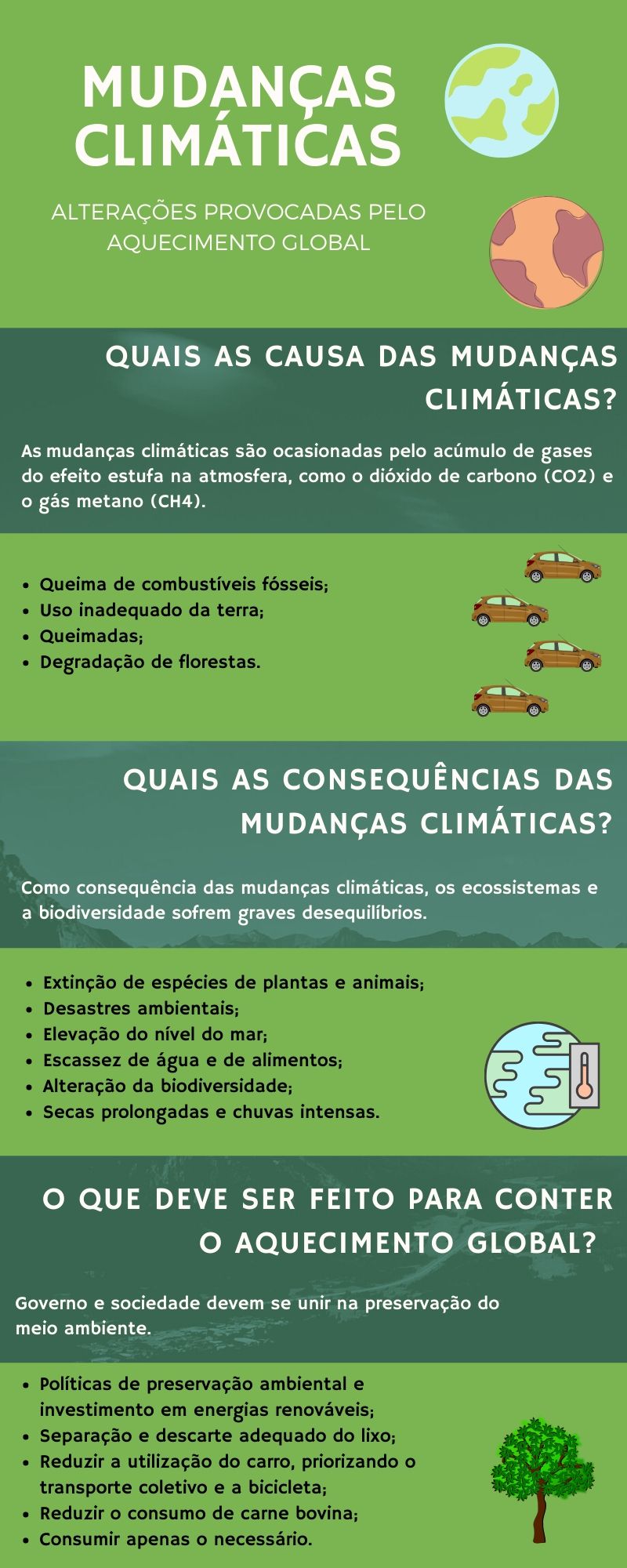 o que são mudanças climáticas