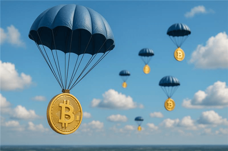 o que são os airdrops de criptomoedas