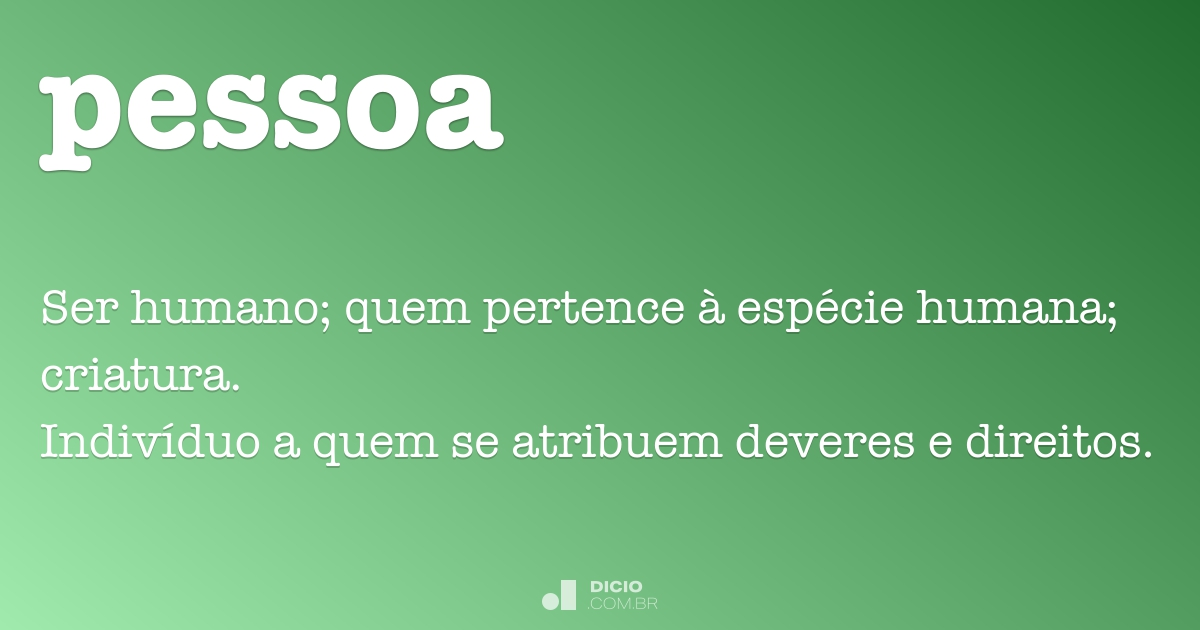 conceito de pessoa na filosofia