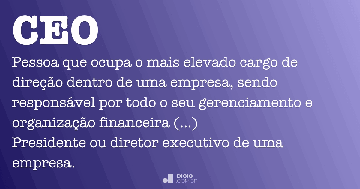 cargo de CEO