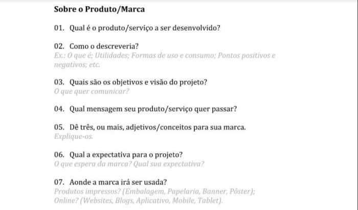 erros comuns ao fazer um briefing