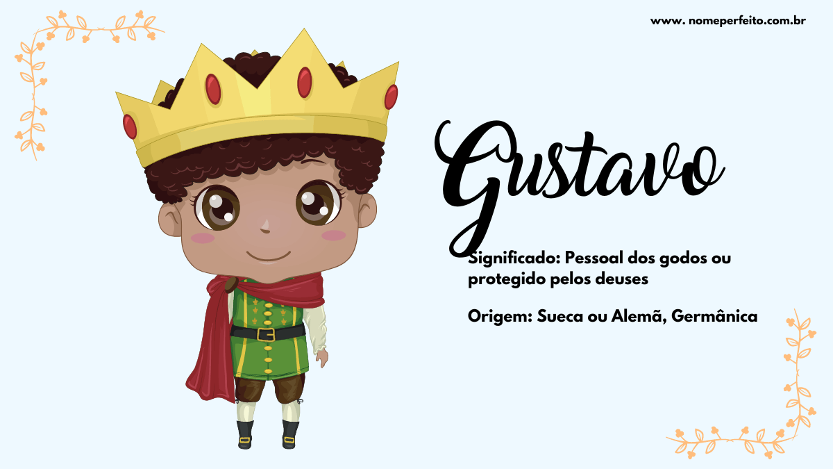 o que significa o nome gustavo
