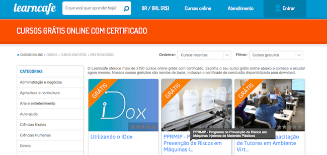 cursos gratuitos com certificado 2026