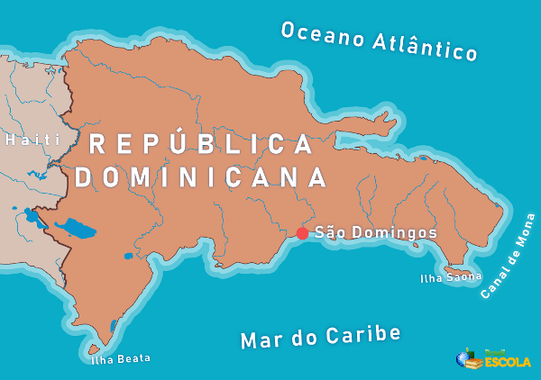 onde fica a república dominicana