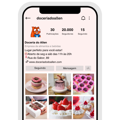 palavras chave na bio do Instagram