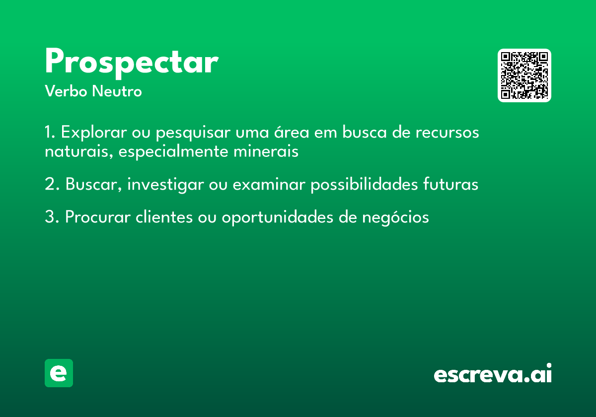 como prospectar clientes significado