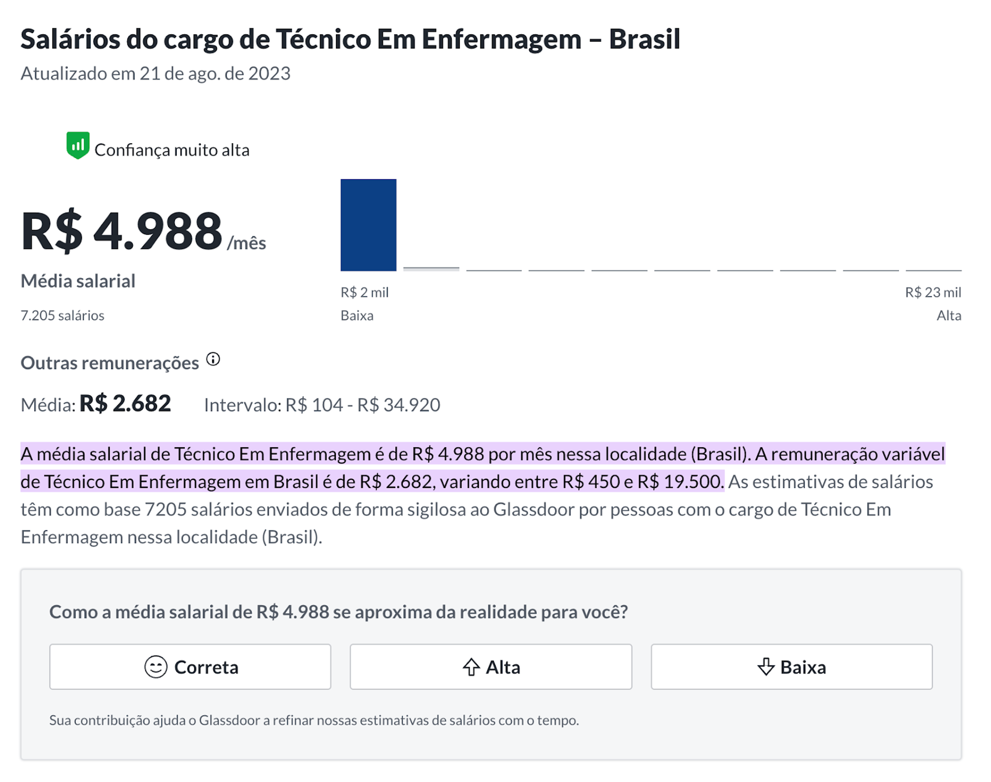tecnico de enfermagem versus auxiliar de enfermagem salario