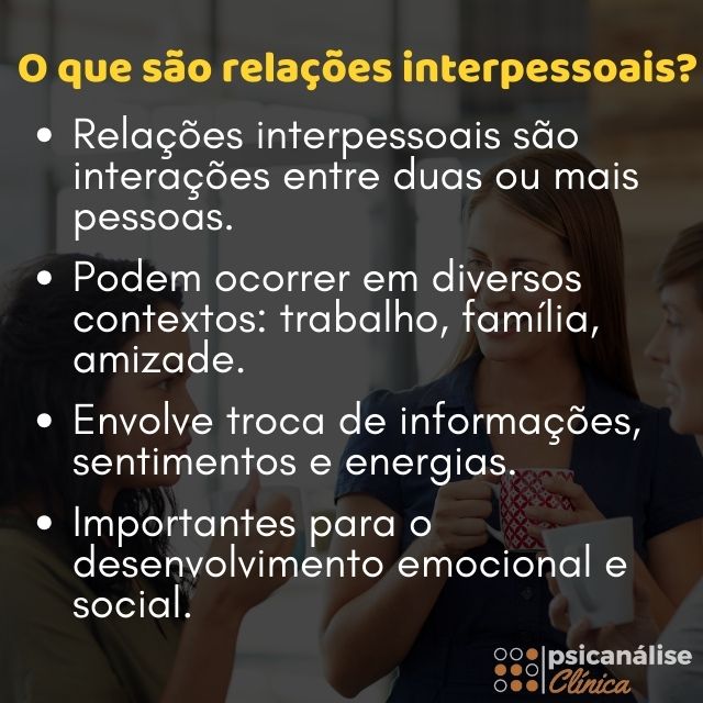 o que é relacionamento interpessoal