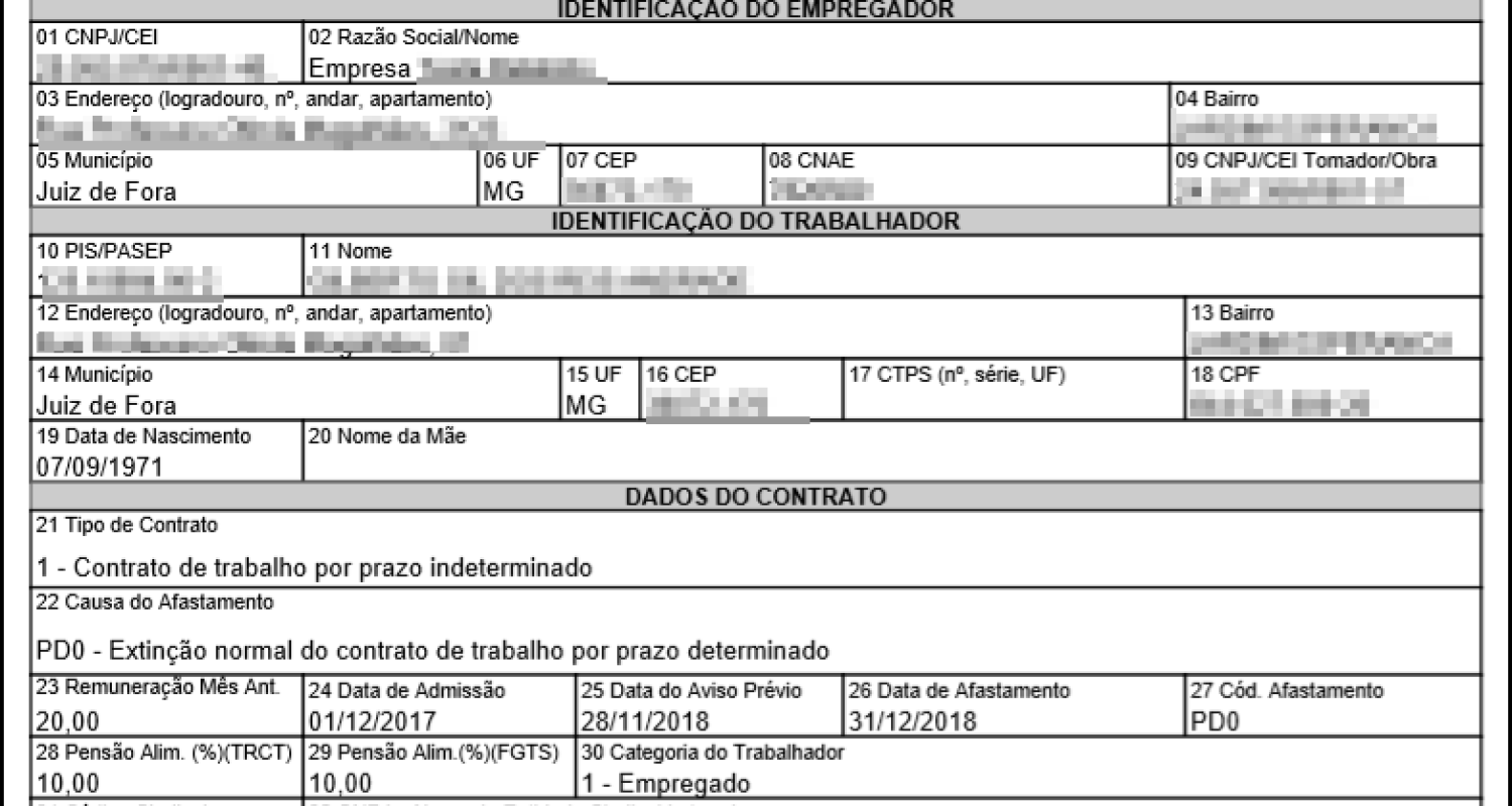 rescisão de contrato