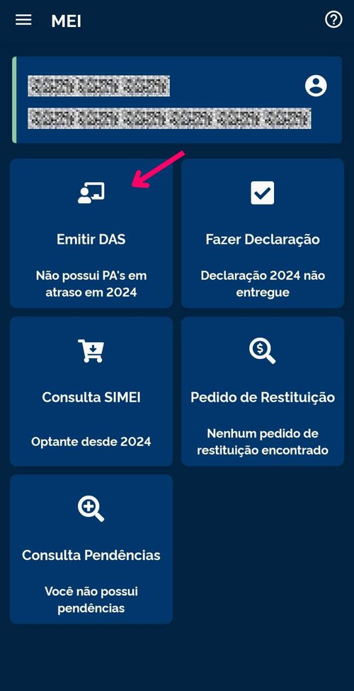 como emitir segunda via DAS MEI