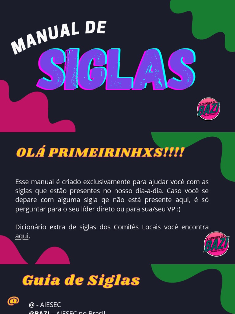 aprender abreviações de negócios