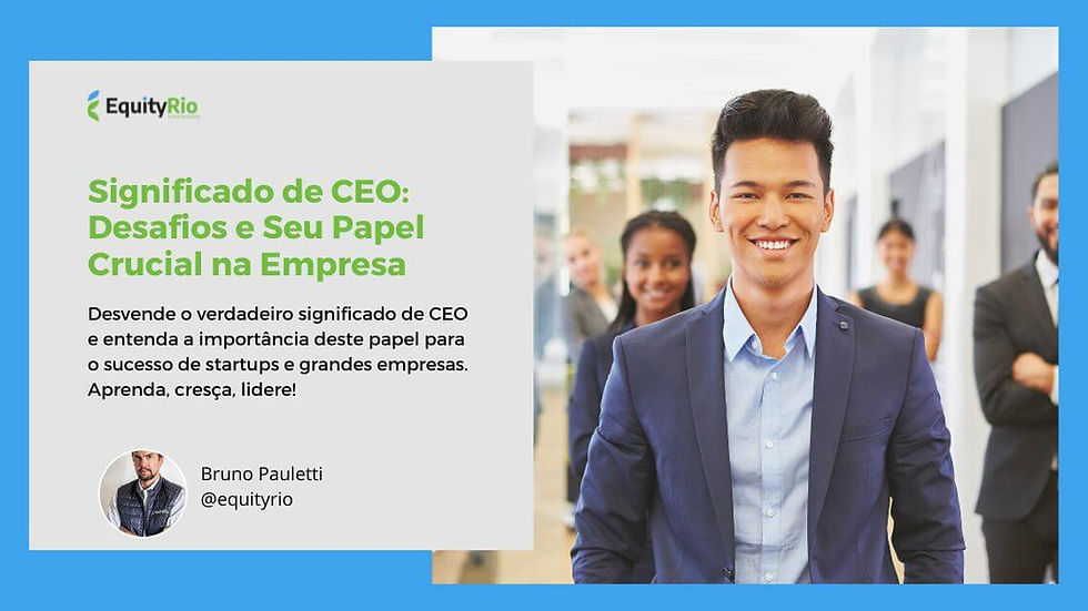 CEO o que faz