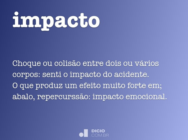 impacto vs consequência qual usar