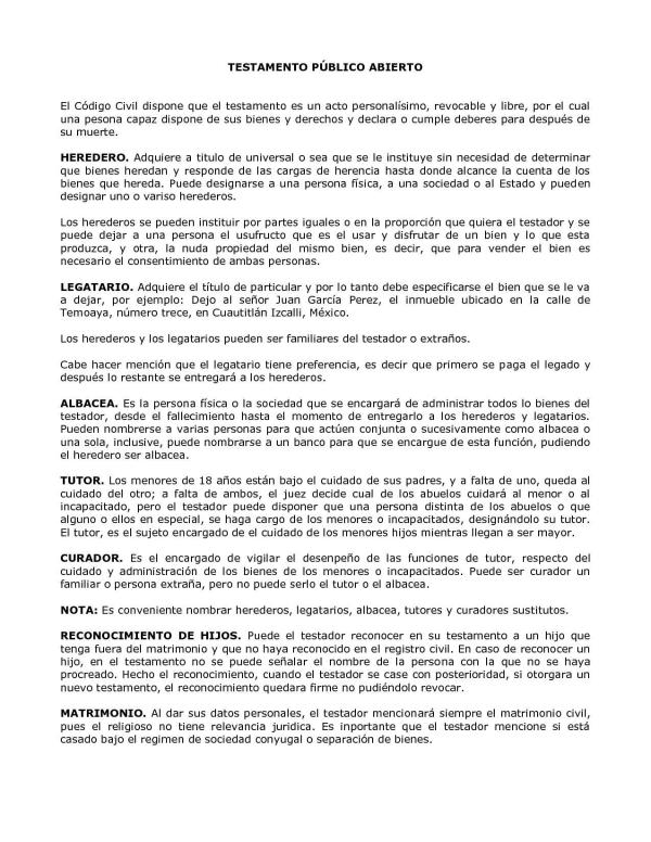 testamento