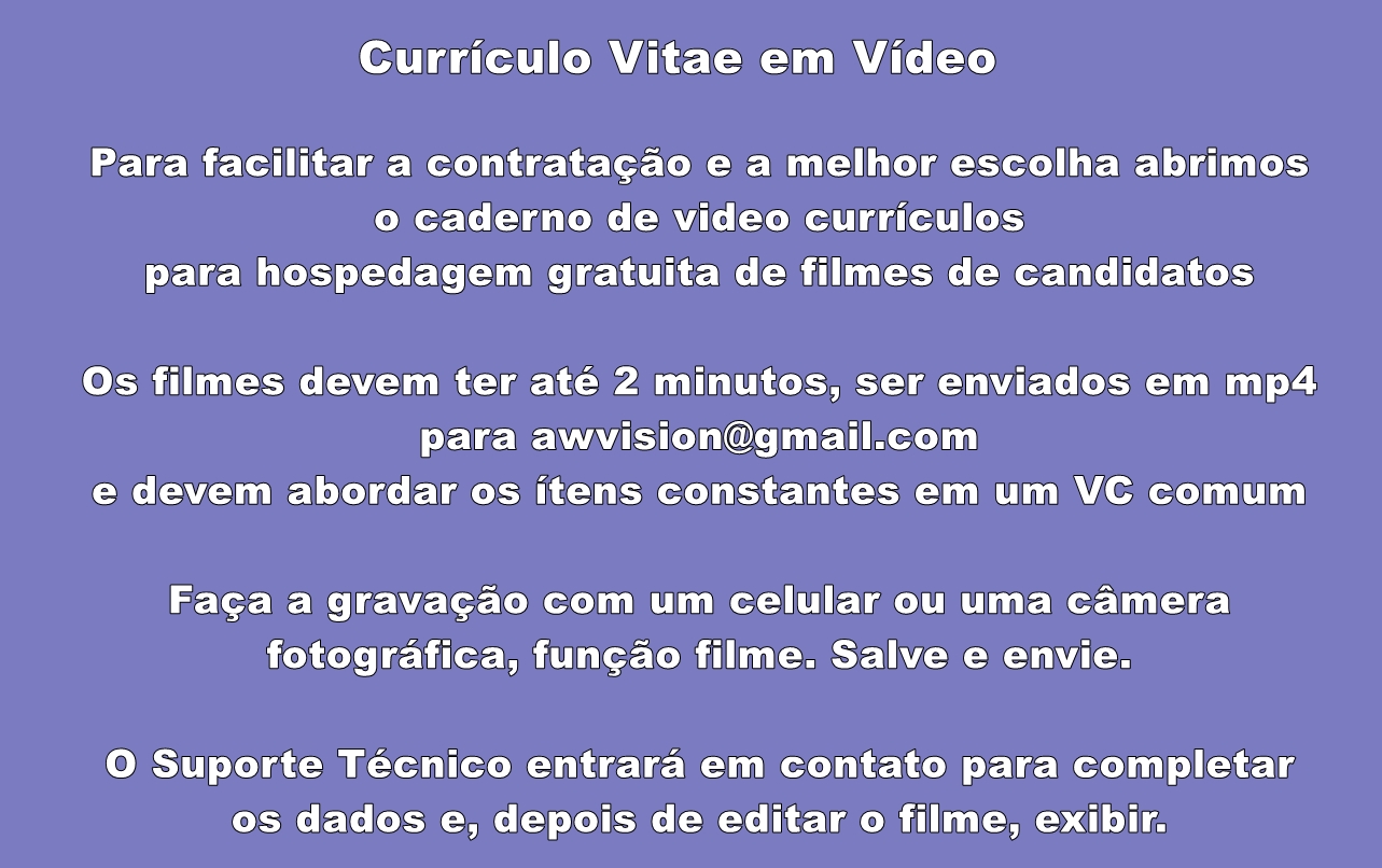 erros comuns em vídeo currículo