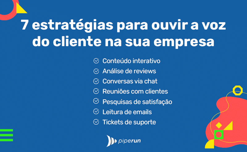 10 melhores formas de capturar voz do cliente