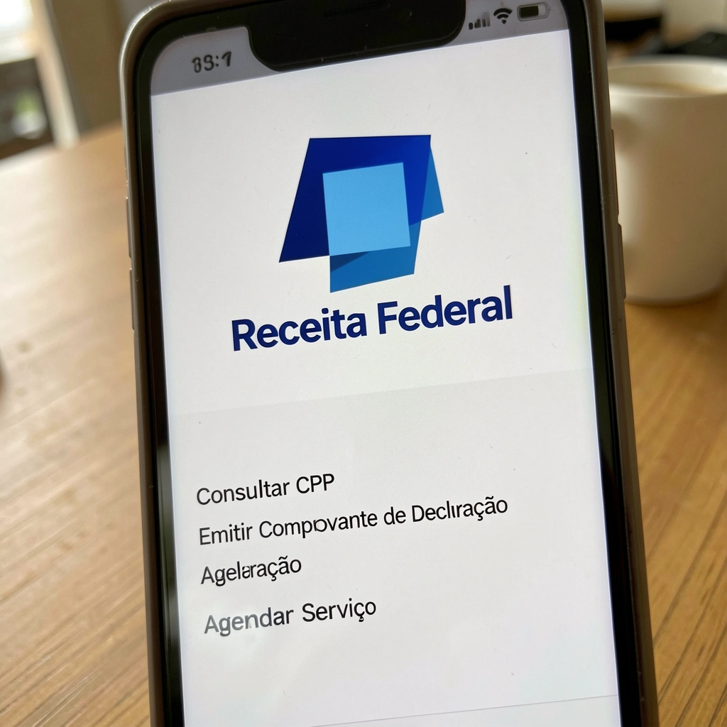Tela inicial do portal e-CAC exibindo lista de serviços disponíveis.