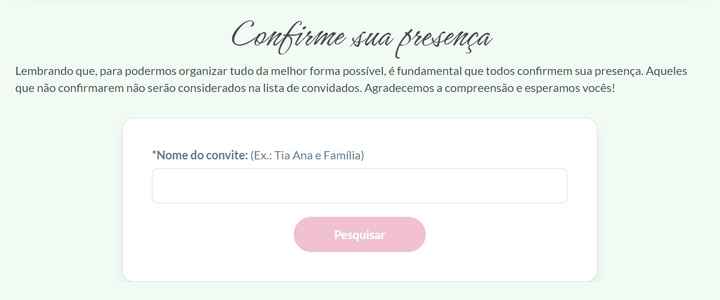 por que convidados não confirmam presença