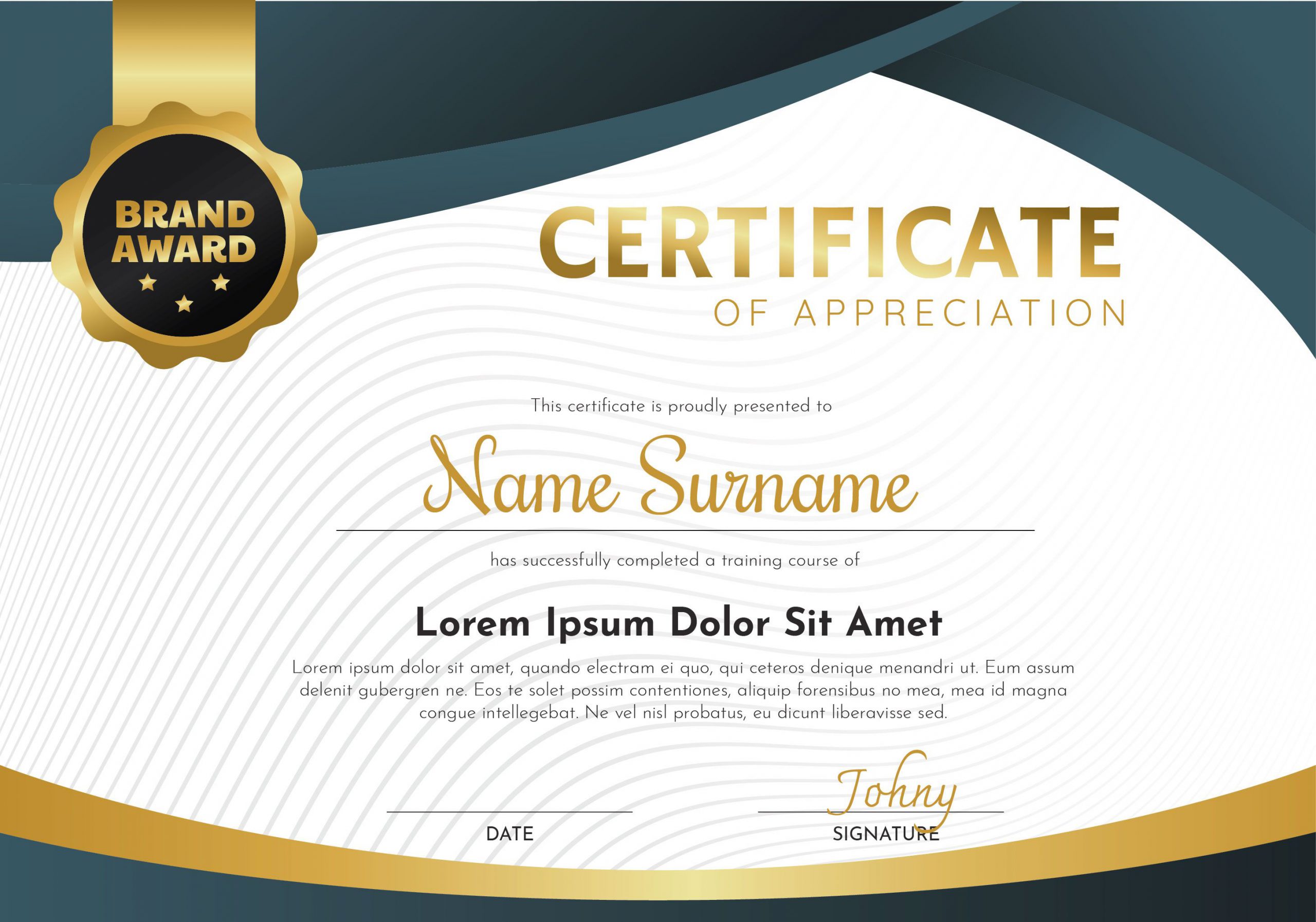 template certificado word