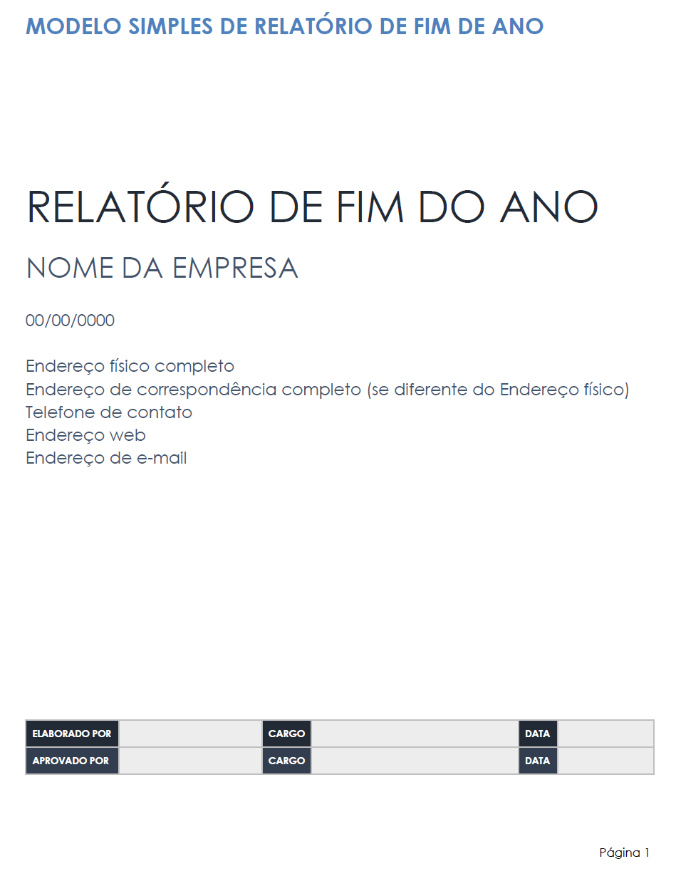 como fazer um relatório