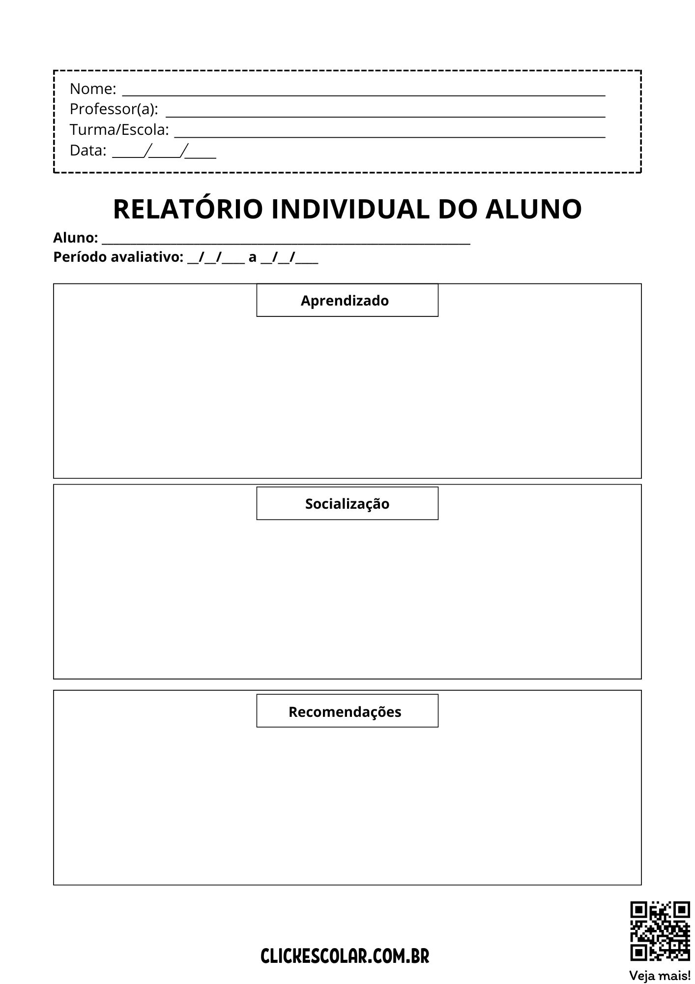 elementos de um relatório
