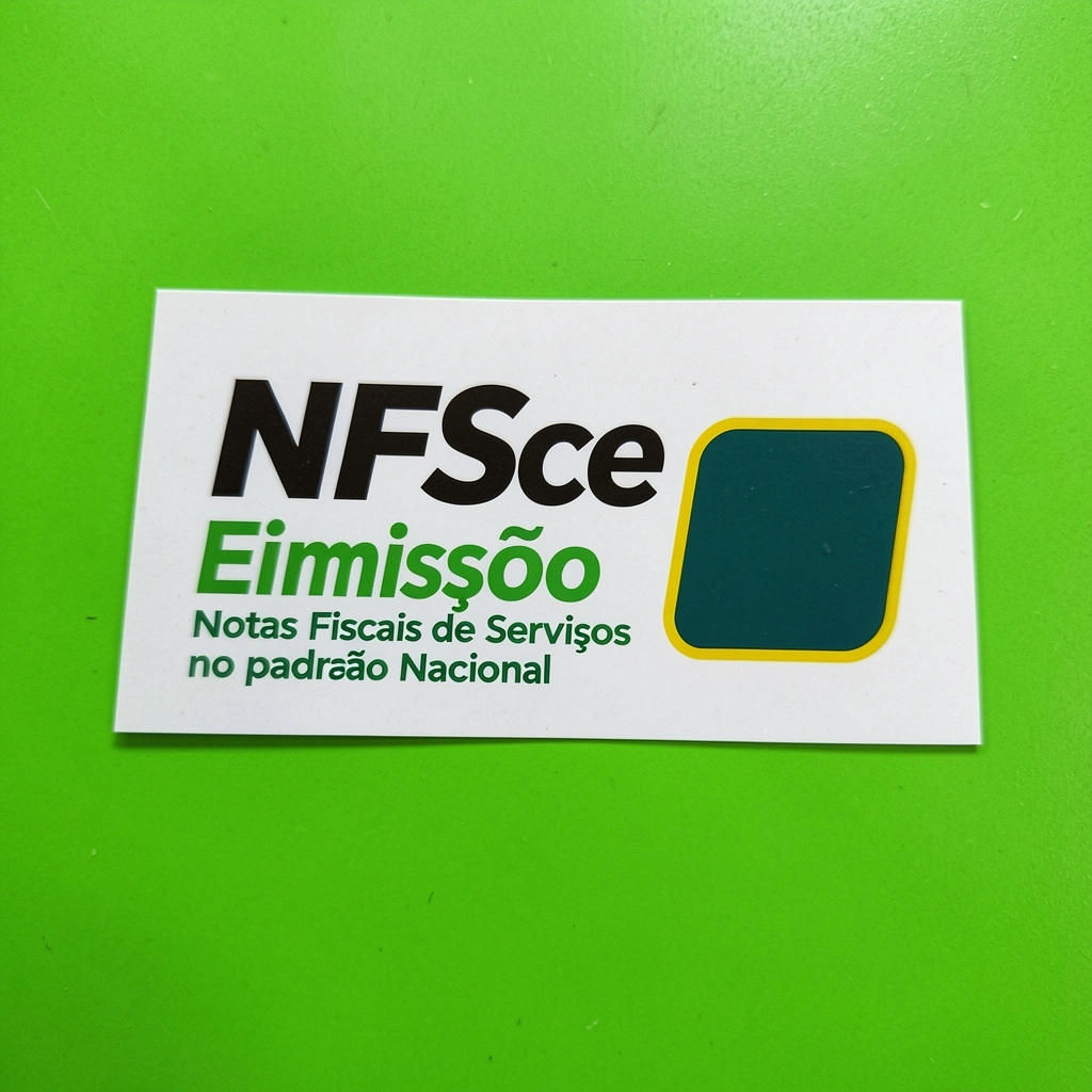 Tela de computador exibindo painel de emissão de notas fiscais eletrônicas com campos preenchidos e botão de envio.