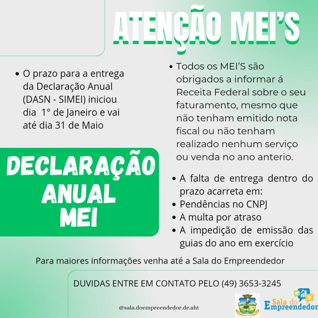 declaração anual mei 2026