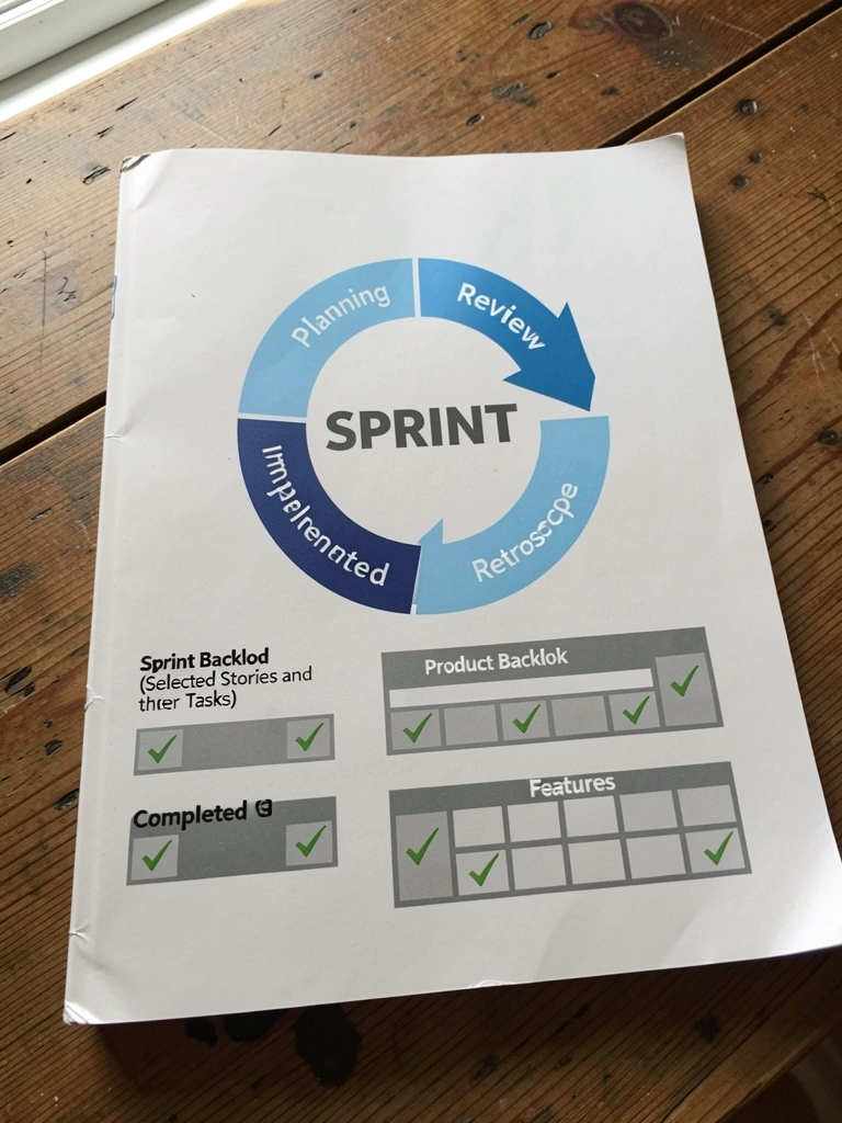 Capa do Scrum Guide com a palavra 