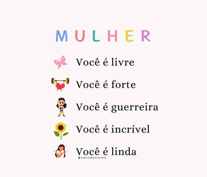 reconhecimento feminino